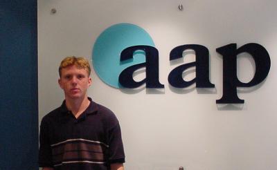 Steven while at AAP on work experience